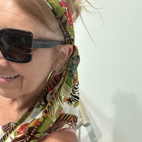 Colorful 48x10” Animal Print Scarf - Picture 16 of 16